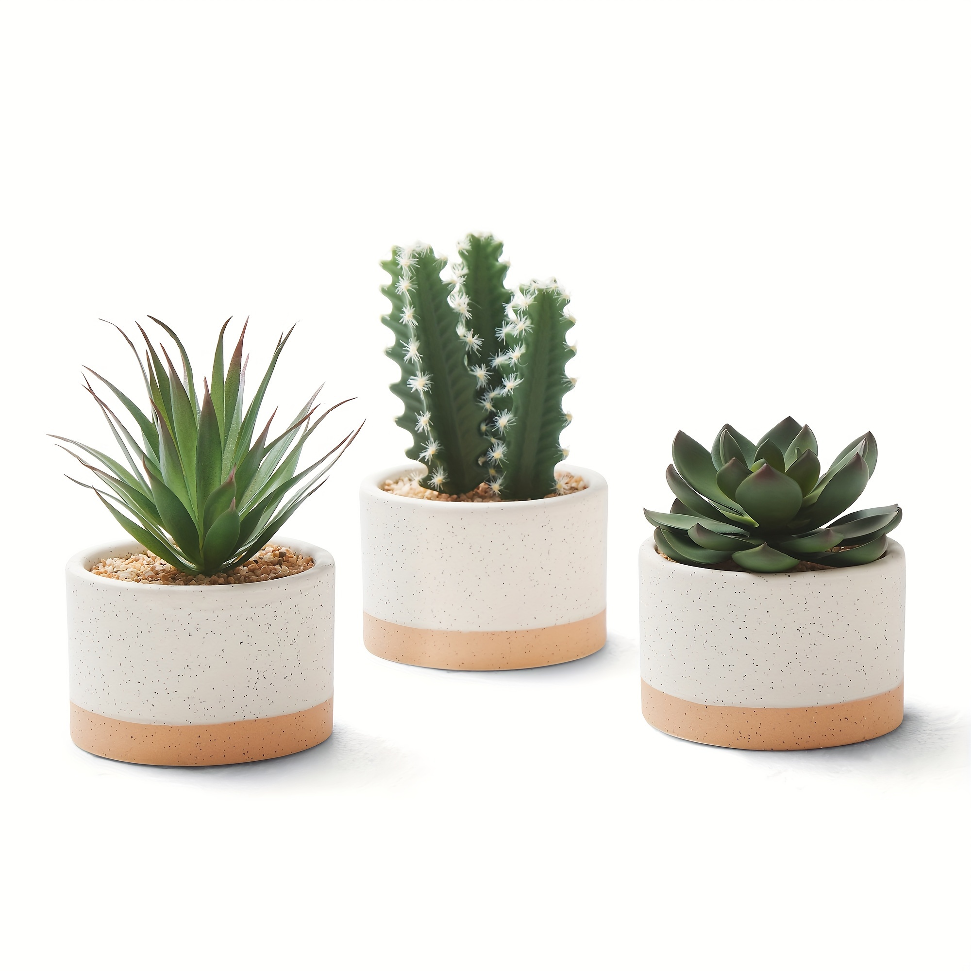 

3pcs Of Artificial Succulents Pots, Simulating Succulents And , Suitable For Home Decoration, Bedroom, Office, Desk, Living Room