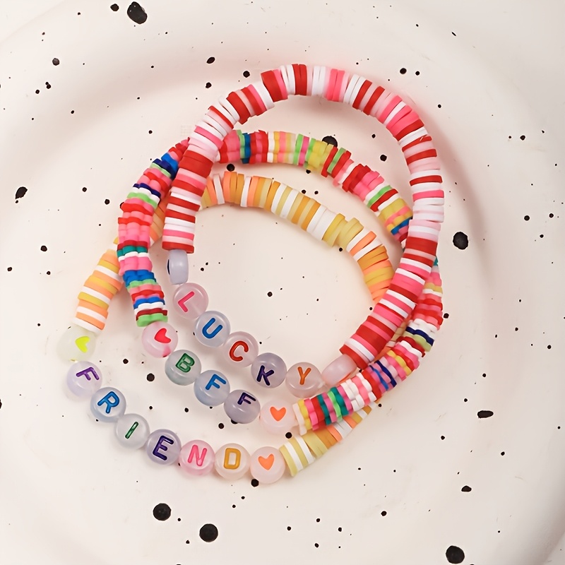 Customizable Luminous Round Bead Hand Chain Bracelet Set