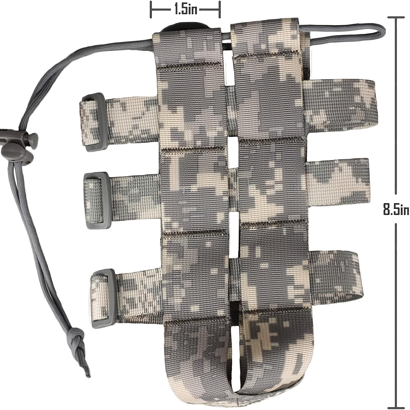 Adjustable MOLLE Tactical Water Bottle Pouch