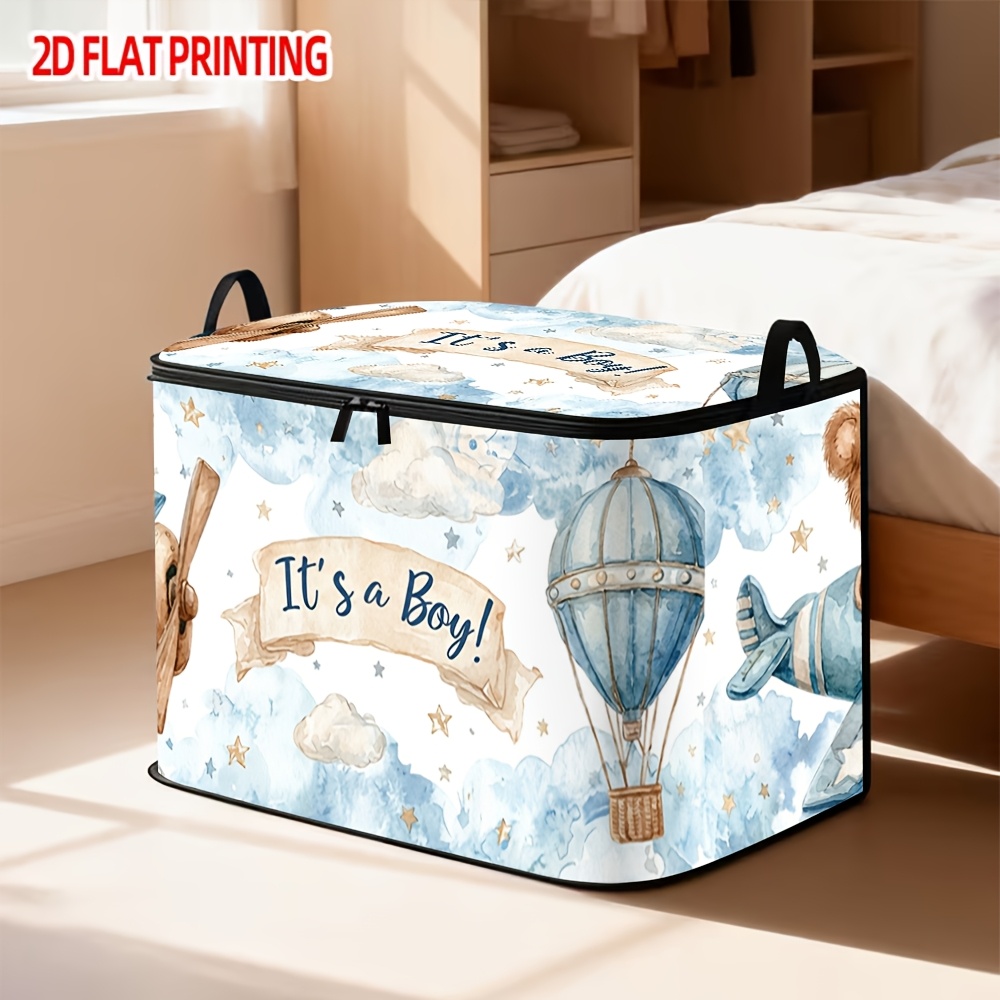 Oversized Cartoon Bear Airplane Storage Box