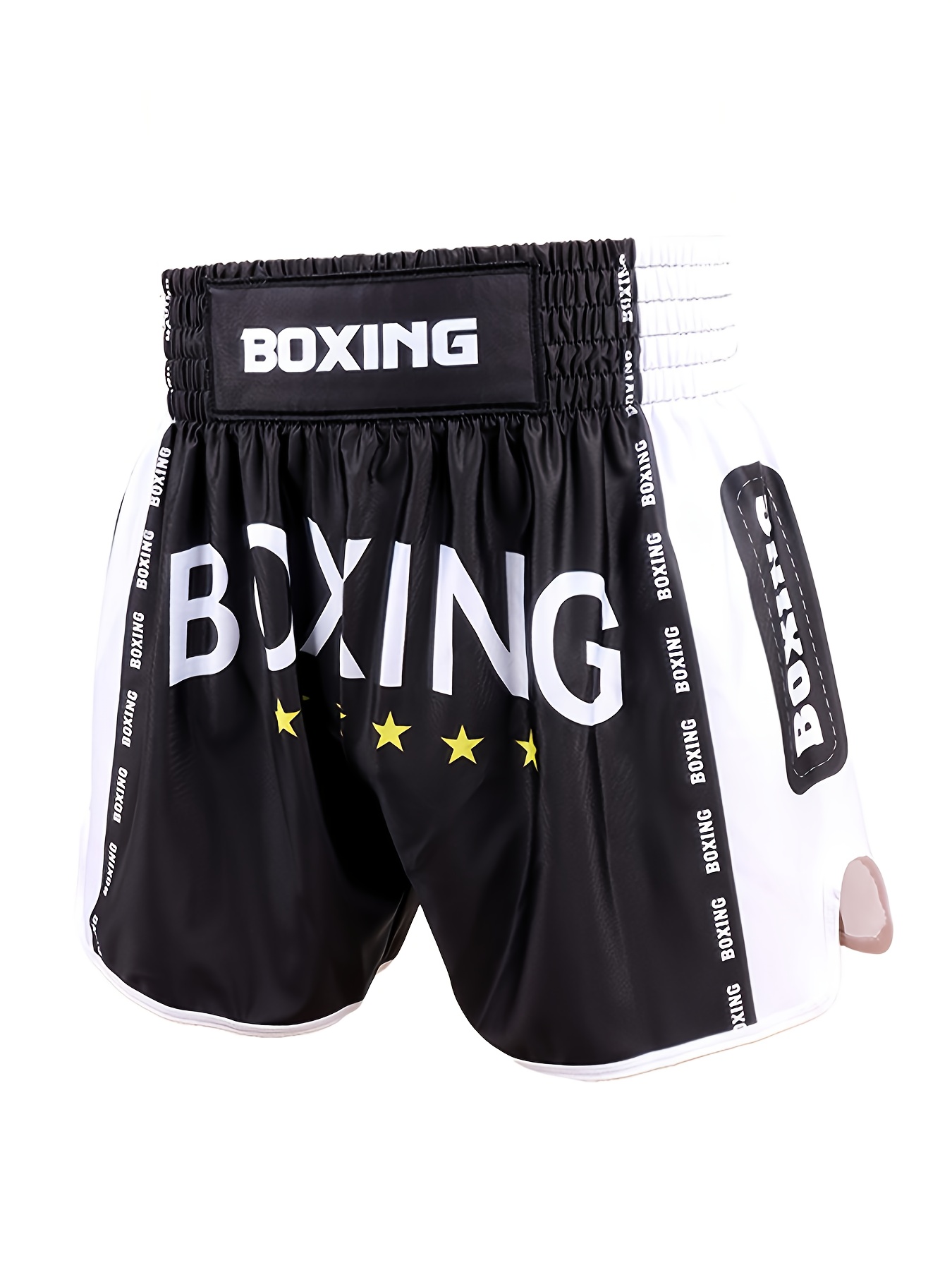 pantalones cortos de   profesionales, disponibles en  : negro,  ,   y naranja, ideales para entrenamiento de boxeo,   libre y competición de  , absorbentes de humedad y transpirables, transpirables, pantalones cortos   elasticidad