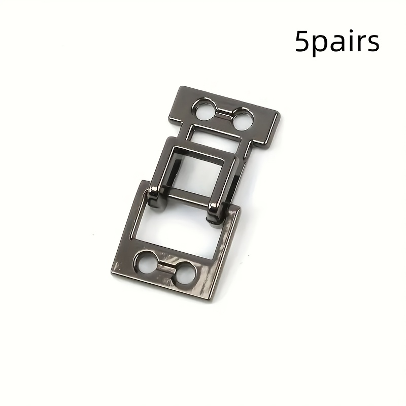 5 Pairs Of Invisible Style Buttons For Metal Underwear, Jacket Collar Hooks, Woolen Fur Coat Anti Slip Buttons, Alloy Buttons