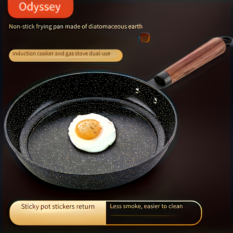 2025 New Model, Non-Stick Frying Pan Set for Home Use; Suitable for Steak, Fried Eggs, Pancakes, and Outdoor Camping; Compatible with Induction Cooktops and Gas Stoves, Includes Pots and Pans, Flat Bottom Frying Pan - [365-Day Guarantee] - XH25-20258