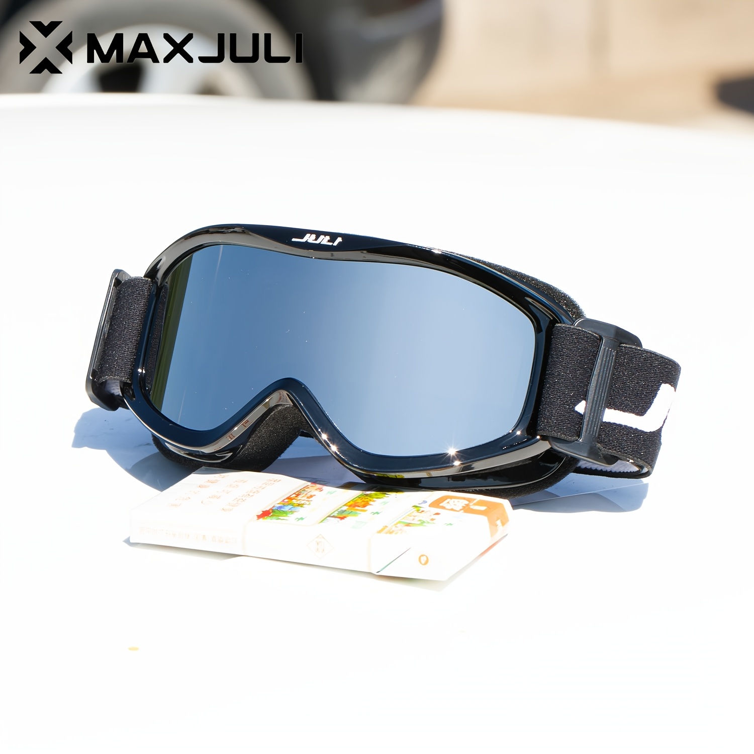 

1 Count Maxjuli Ski Lens Or Ski Goggles Snowboard Ski Goggles For Men, Women And Teens, Otg Winter Outdoor Sports Goggles, Lens, Vlt12% - Bbs 006