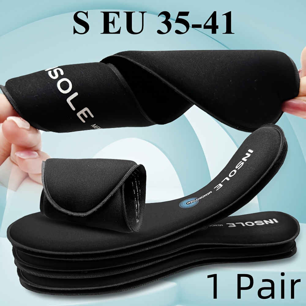 Image of 1 Pair Q-bounce Men Women Universal Memory Foam Insole Soft Slow Rebound Sports Running Shoe Pad