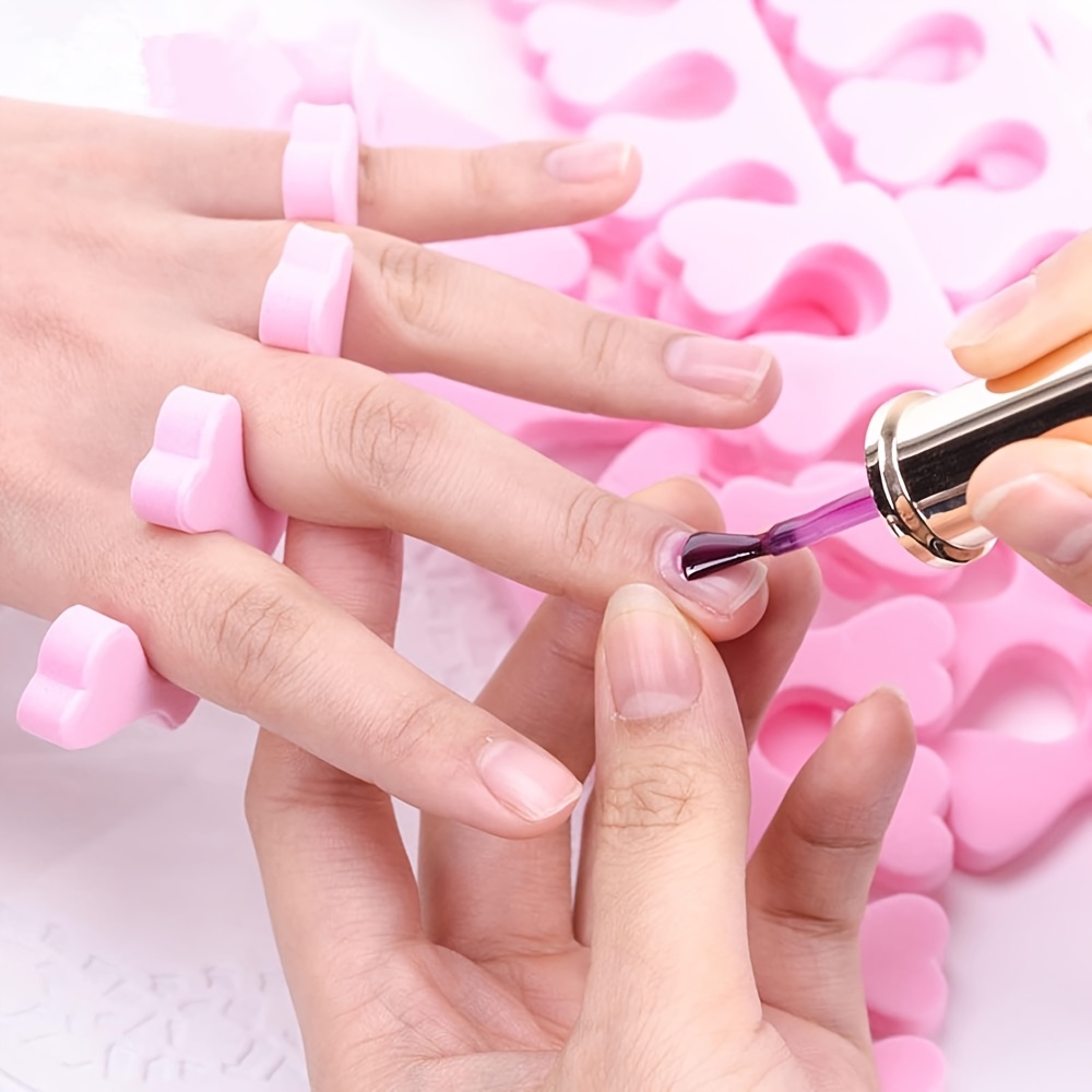98pcs Soft Sponge Toe Separators for Nail Art