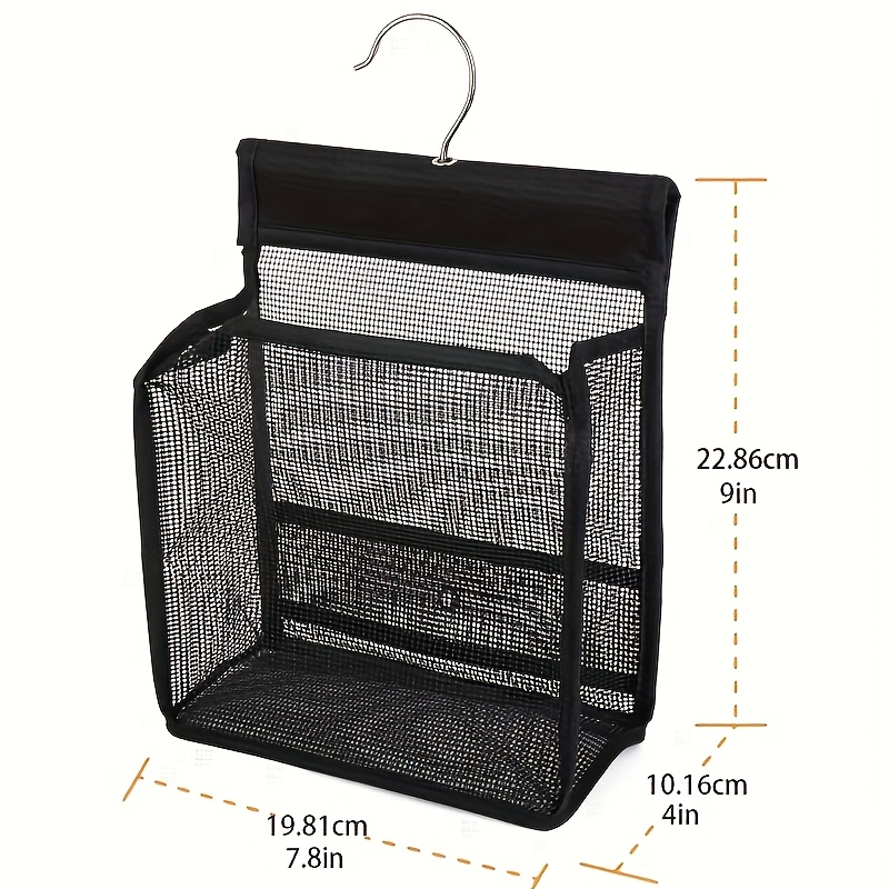   shower storage hook multi functional hanging bathroom basket kitchen organizer   to install black suitable for bathrooms kitchens bedrooms living rooms Product details 2