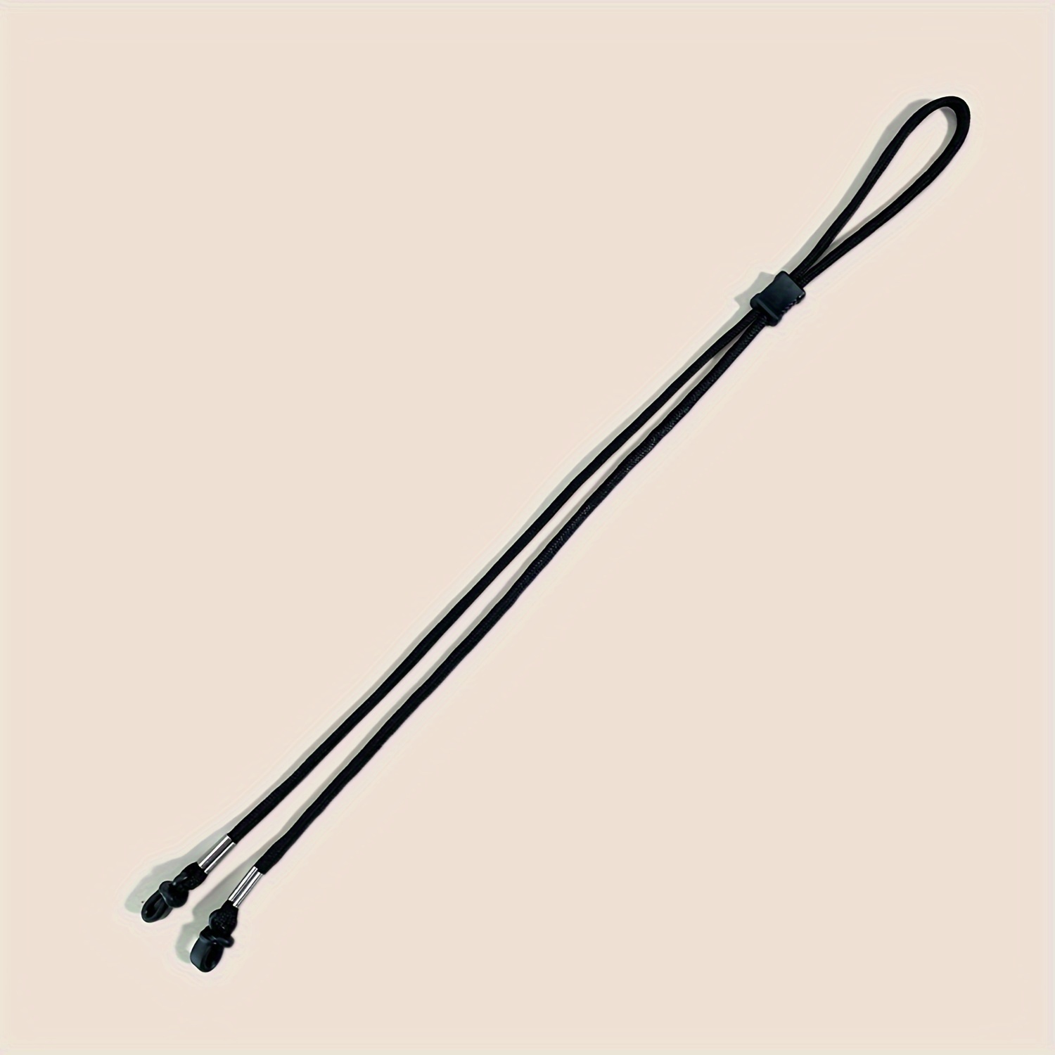 TEMU 1pc Corde de Lunettes Colorée Ajustable, Sangle de Lunettes de Sport Extérieur Antiperte Antidérapante, Design, Fixateur de Lunettes