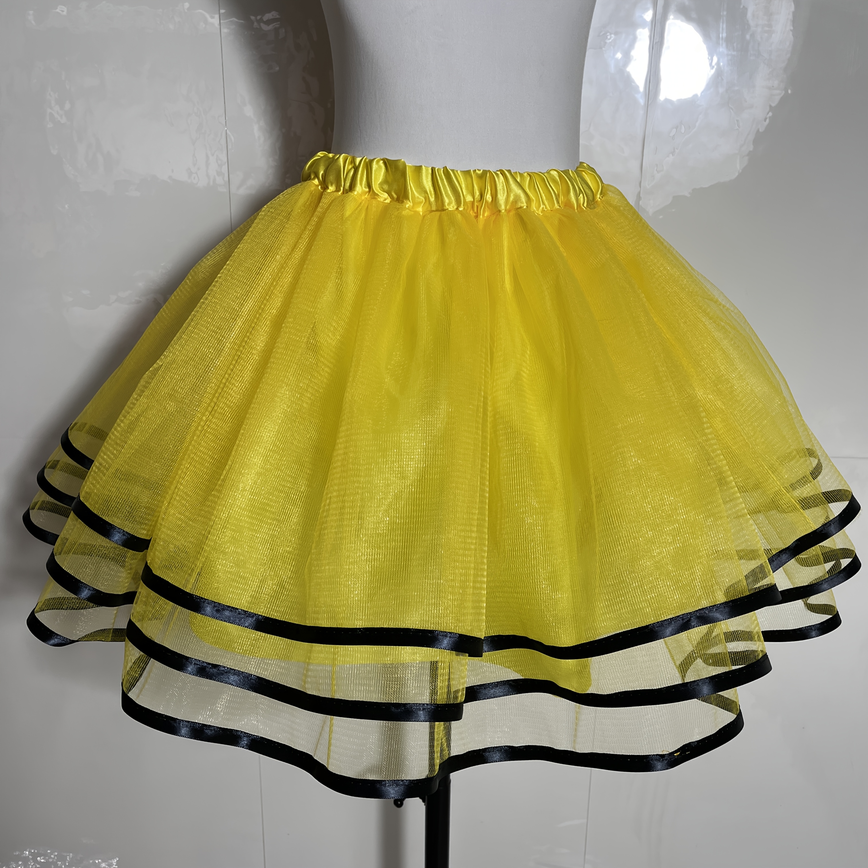 TEMU Adult Mesh Tulle Tutu Skirt, 3-layer Mesh With Lining Design, Suitable For Dance Performances And Party Attire. This Product Is For Adults,