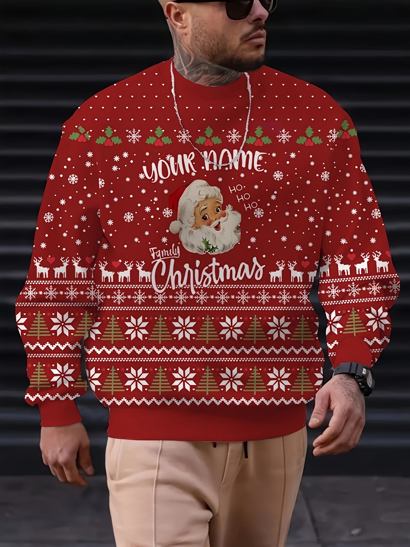 men's festive christmas santa claus ugly Temu New Zealand