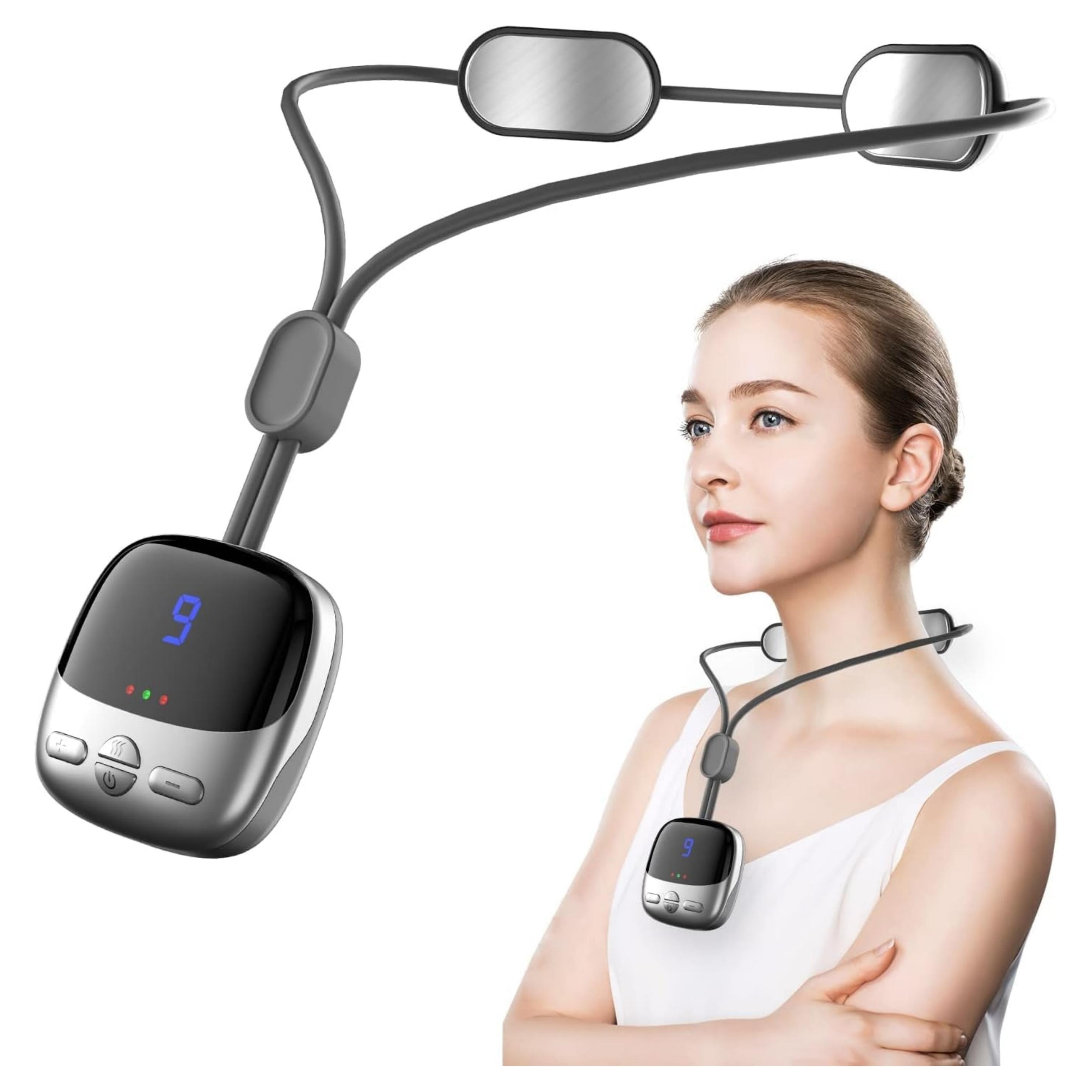 

Neck, Shoulder And Neck Massager Portable Pendant Massager, Imitates Human Body Kneading, Gray And Black, Perfect Gift For Lovers, Parents And Friends