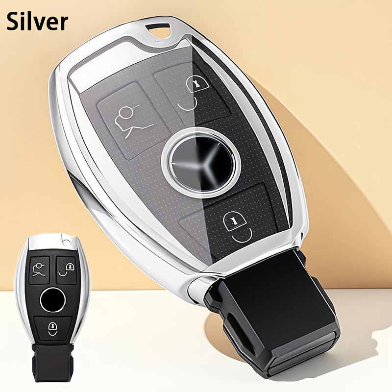 TEMU Portallaves es Adecuado para Coches Mercedes-Benz y Compatible con Varios Modelos Incluyendo A, B, C, E, S, , GLK, CLA, GLC, CLS AMG, Etc