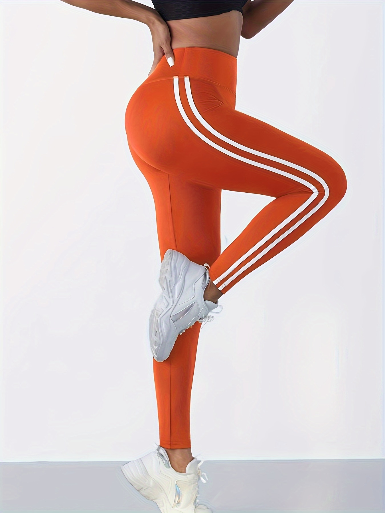 Orange workout pants hotsell