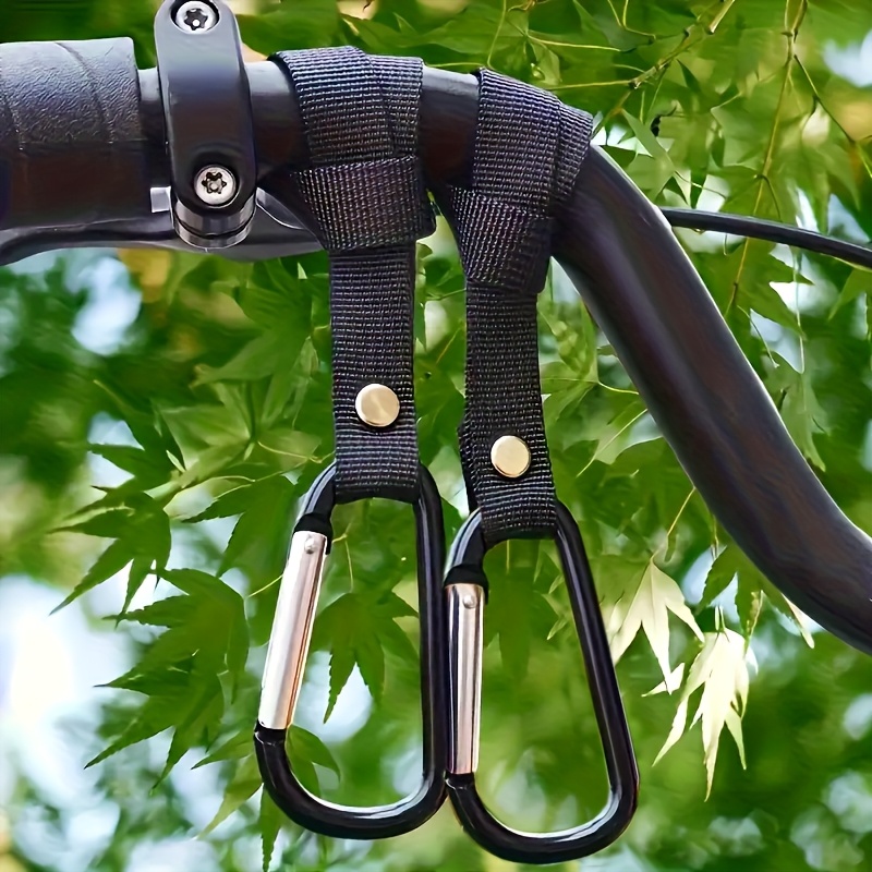 2 multi functional auxiliary hook connectors suitable for hanging diapers tissues and organizing essentials in strollers   bicycles and camping polyester fiber