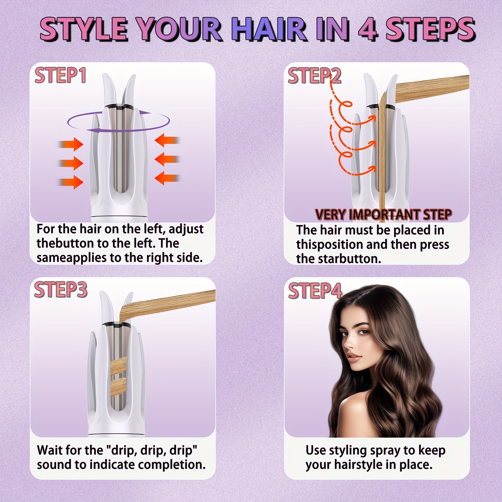 GENAI Automatic Hair Curler image 1