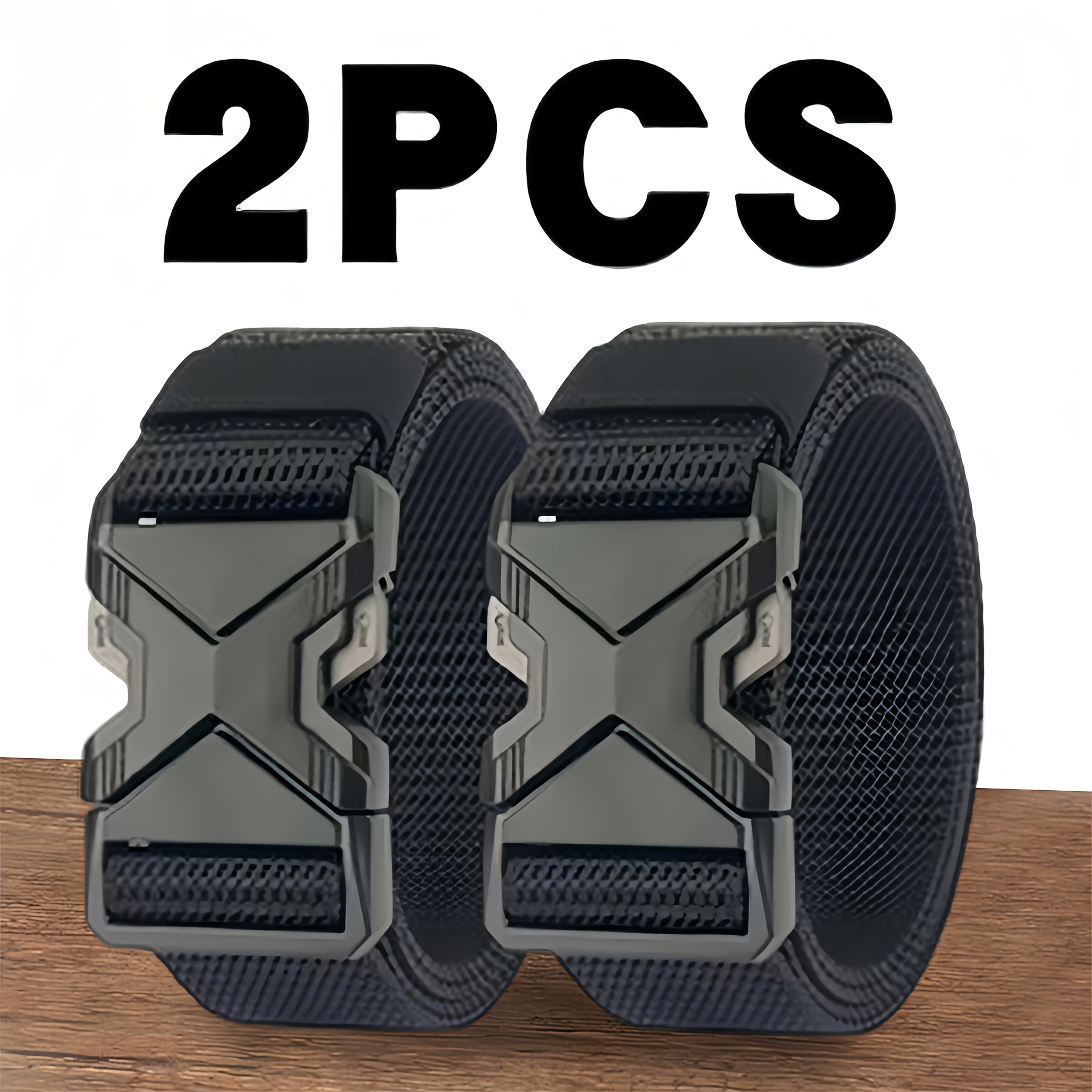 TEMU 2pcs Men's X-shaped Quick Release Tactical Belt - Quick , Thickened Nylon Webbing, Breathable And Wear-resistant, Ideal For , Work Commuting And