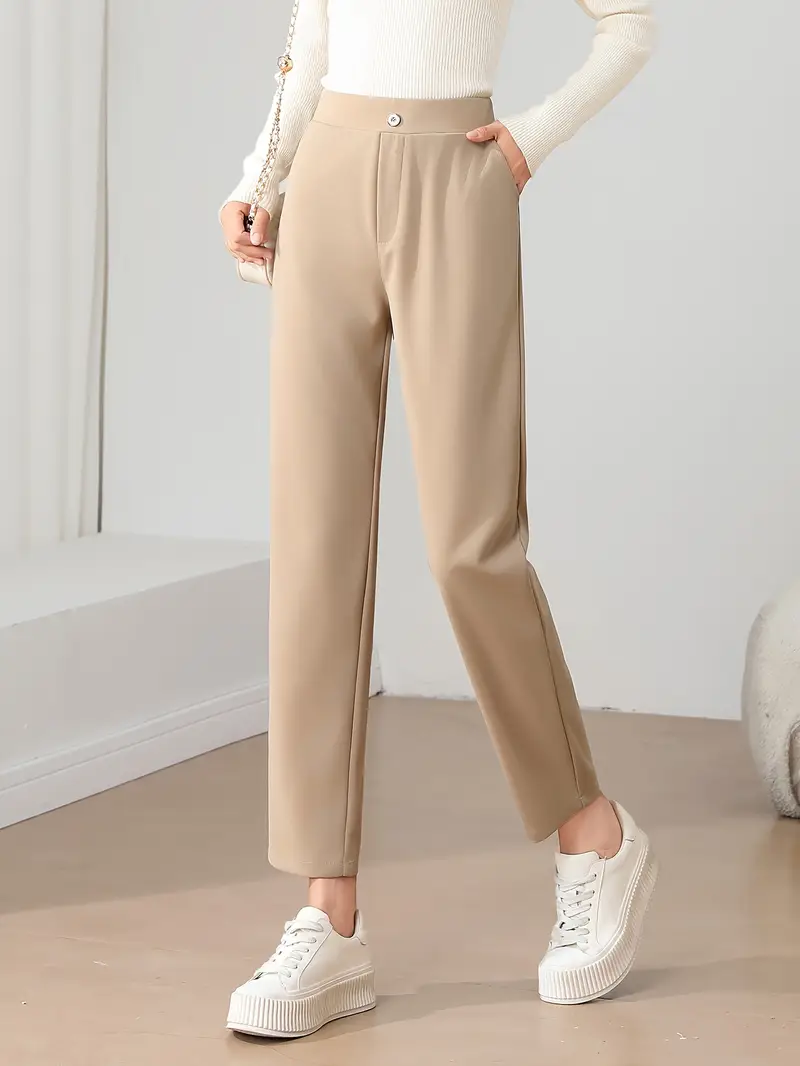 1pc womens elegant high waisted flared pants petite suit Temu