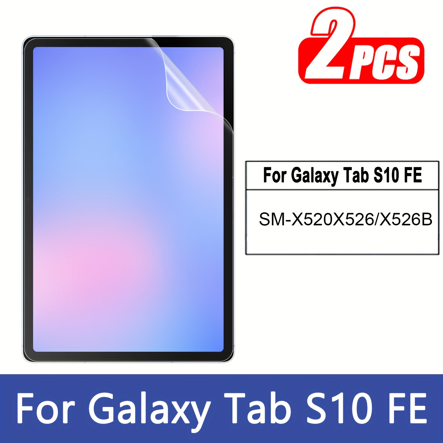 E-shop 2 Stück Papierhaptik Displayschutzfolie für Samsung Galaxy Tab S5E/S6/S6 Lite/S7/S8/S9/S9 FE/S10 FE 2025 Matte Weiche Folie, Kompatibel mit