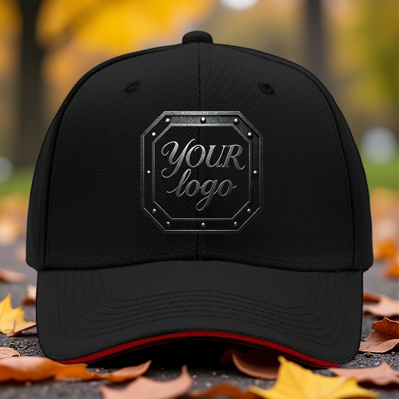 TEMU Casquette de baseball personnalisée Laitu, ajustable, légère en polyester, convient aux hommes et aux femmes - Utilisez votre ou LOGO, photo ou