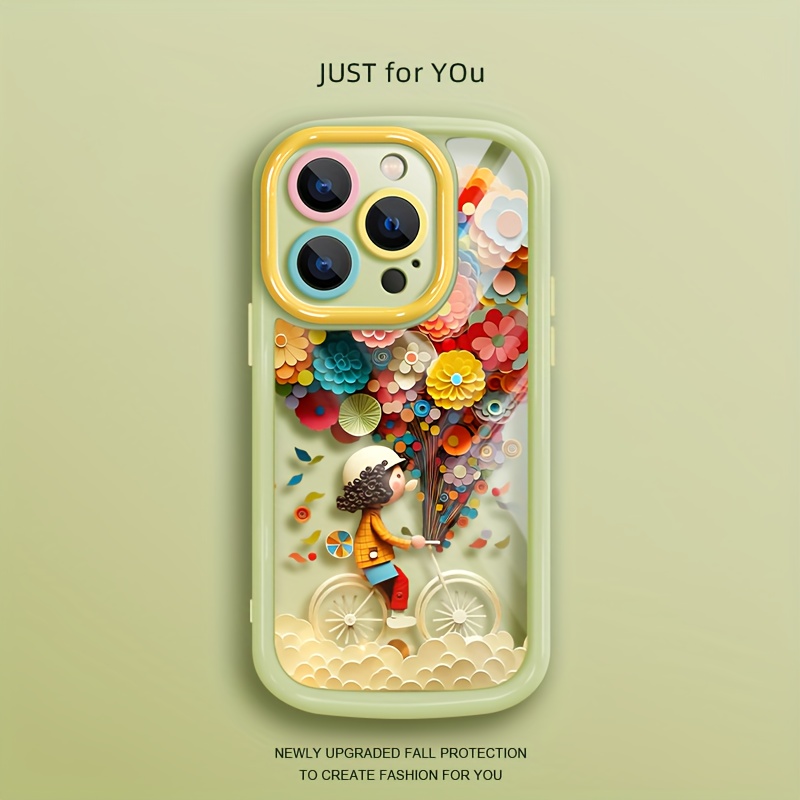 Adorable cartoon couple bear pattern phone case, for iPhone 15 Pro Max mobile phone case High-end quality mobile phone case 14Pro/13 Pro/12Pro/12 for men and women, Anti-drop case anti-scratch High Quality phone case