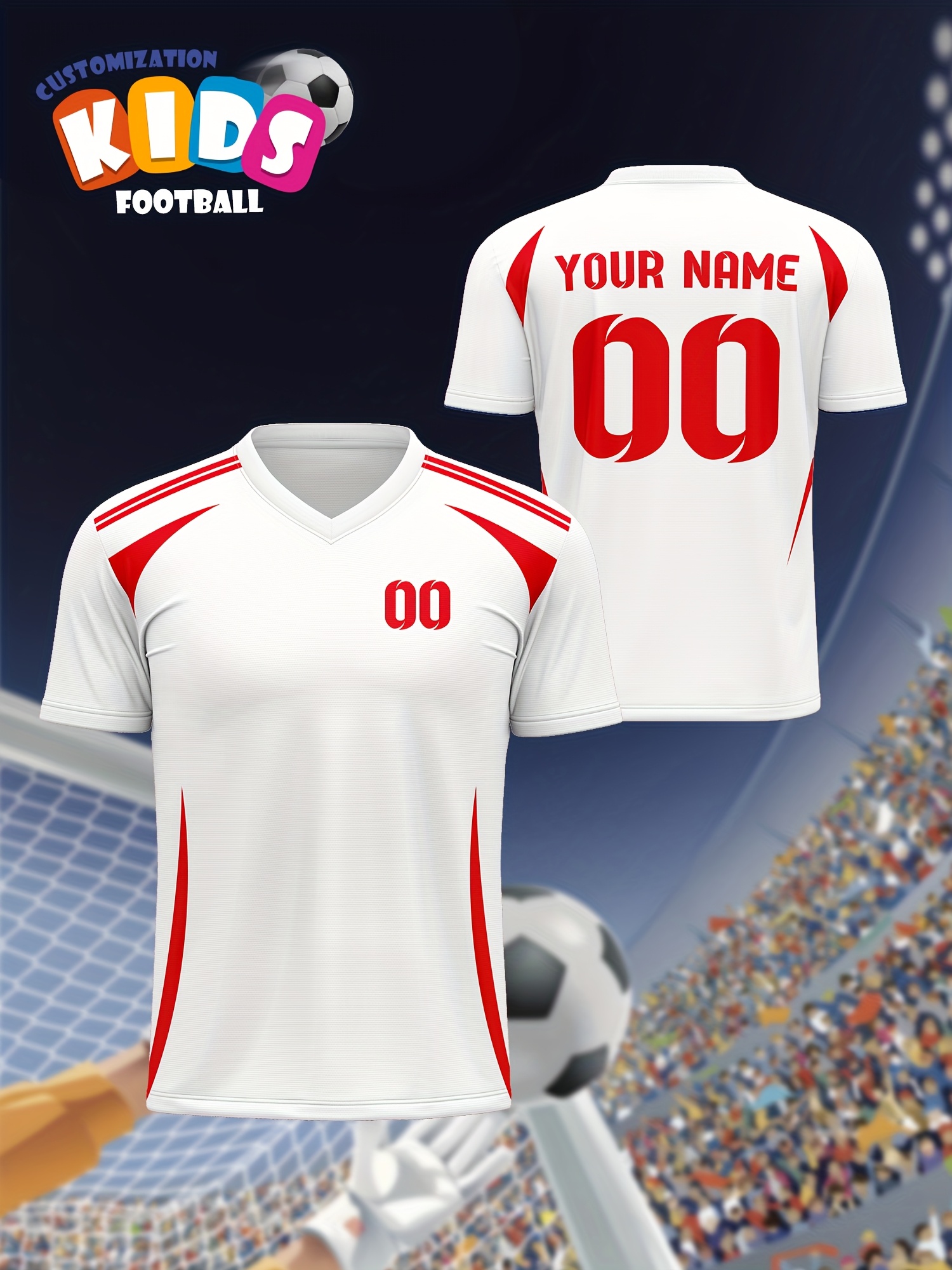 Foot Personnalisé Maillot De Foot Pour Enfant Maillot De Football