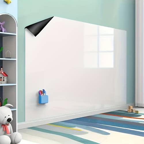 1 roll self whiteboard green board blackboard wall sticker blackboard and green board message board suitable for drawing office home decoration