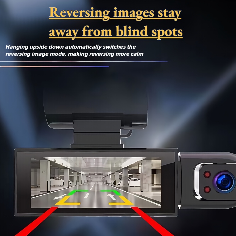 Caméra de tableau de bord compacte M8-D8, double ou simple caméra, enregistrement 1080p, vision nocturne, détection de mouvement, enregistrement en boucle, options de carte mémoire 32GB ou 64GB, boîtier plastique résistant, prise en main facile