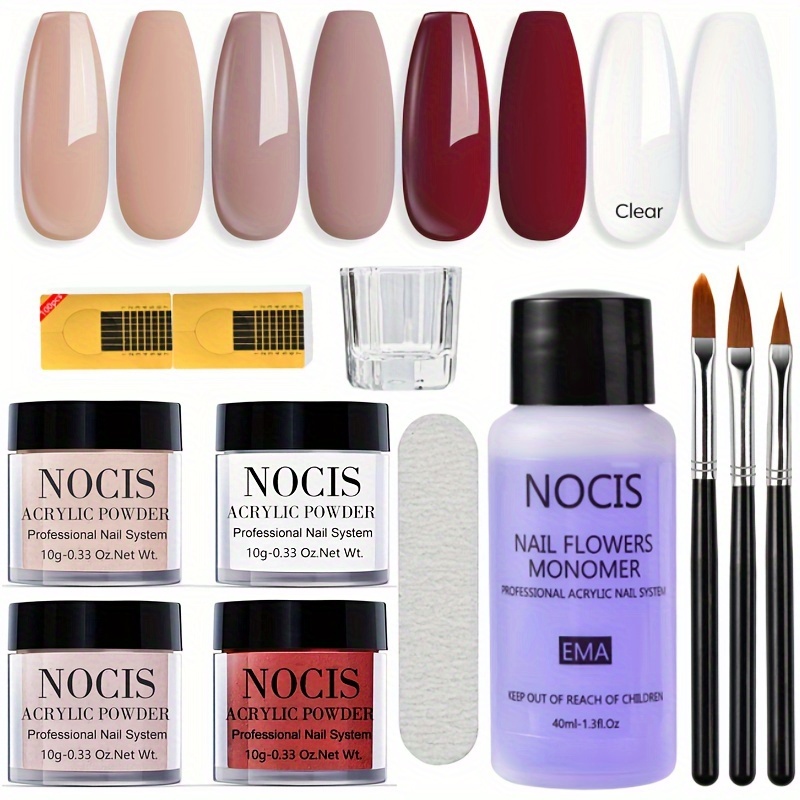 

Nocis Kit, 4 , Unscented, , No Uv , Up To 100ml Package, And Tones For & French Manicure Extensions