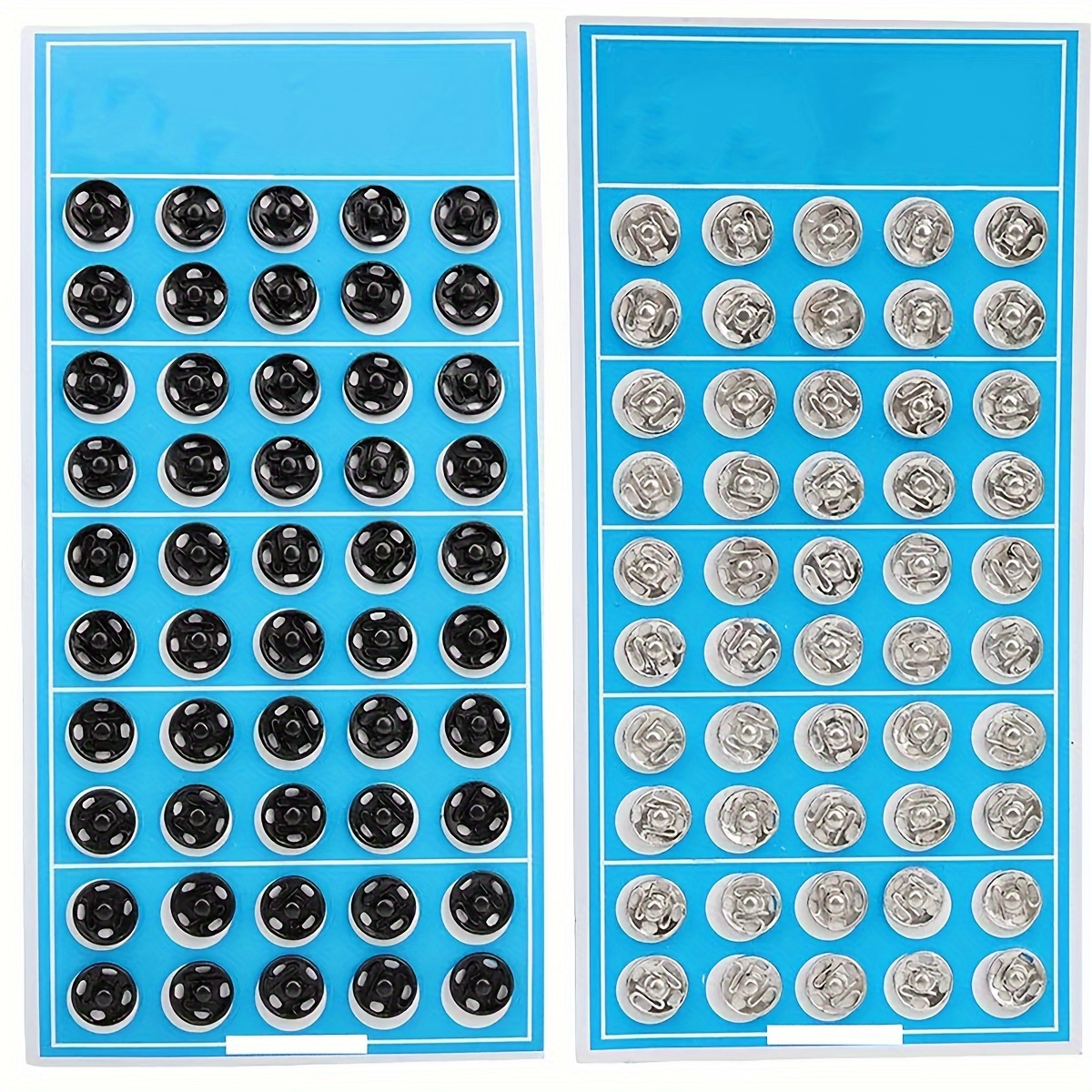 

50/100 Pcs 8mm Sewing Snap Buttons - - Diy Sewing, Clothing & Wallet Accessories - Sewing Fasteners