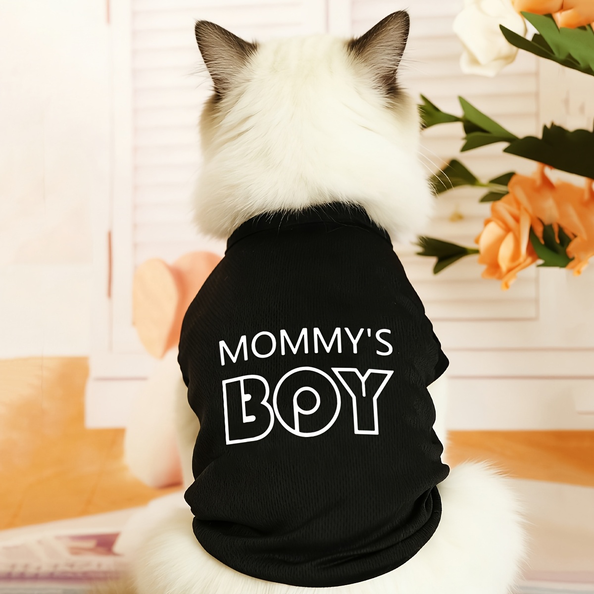 : Summer Pet Vest With Printed Letters - Perfect For !