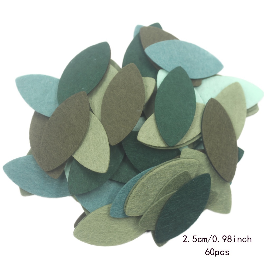Christmas Decoration Felt Leaf Additions Wreath Handmade