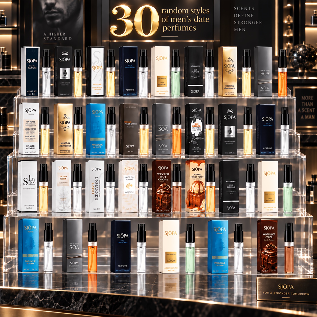 TEMU This 30-pack Of Random Scented Mini For Perfumes For Men Is Perfect For Use, Daily Use, And Gifting. An For Perfume Lovers And A Wonderful Gift