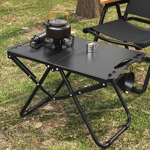 portable folding camping table lightweight and quick to set up outdoor table sturdy design portable and foldable table suitable for picnics barbecues and
