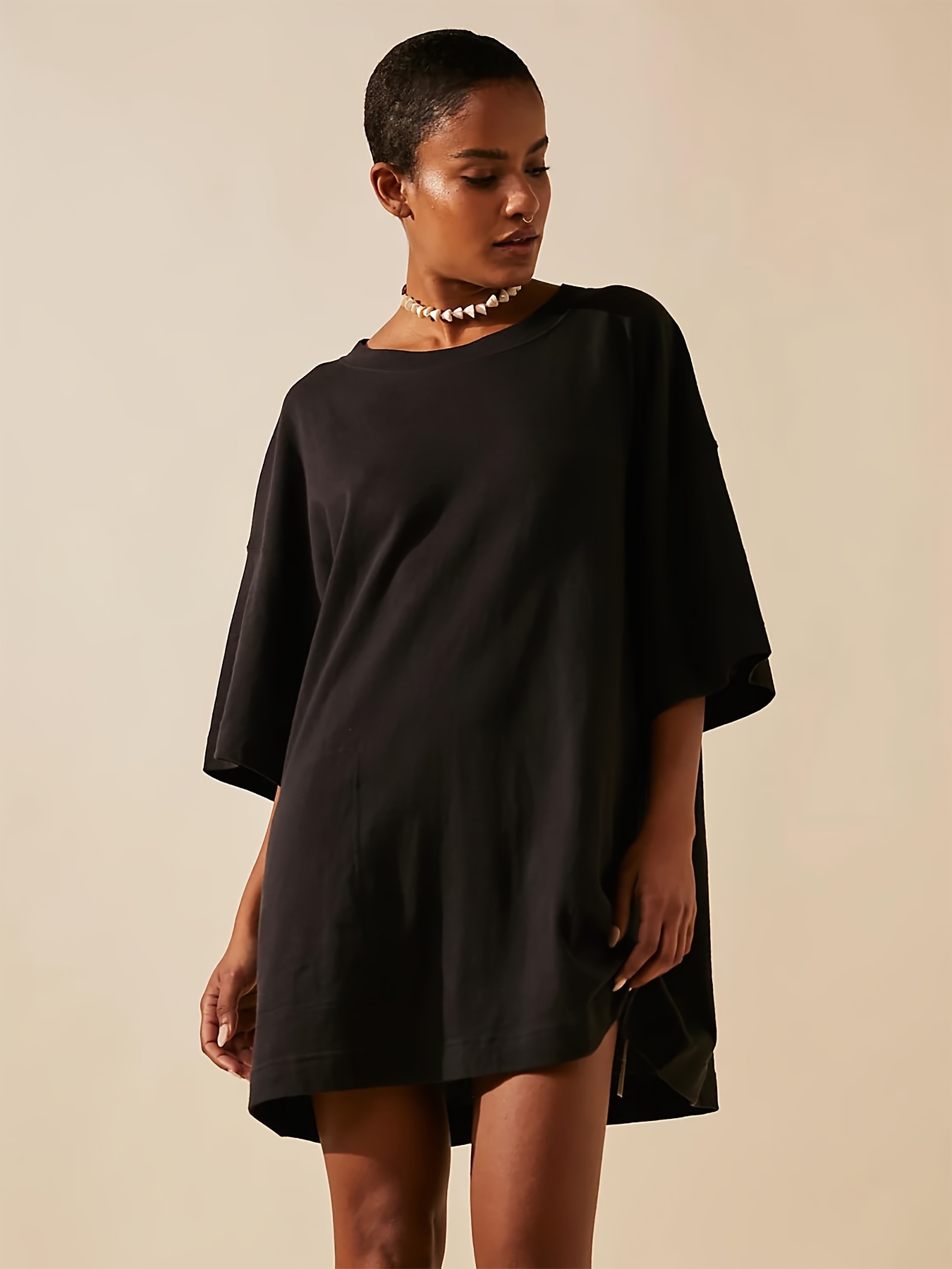 Long t shirt dress with pockets online