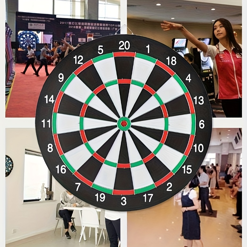 Professional Dart Set with Dartboard and Darts | Ideal for Adult Entertainment Rooms, Bars, Amusement Parks, and Home Leisure Activities, Relieves Eye Strain, Mixed Color Polyester and EVA Material