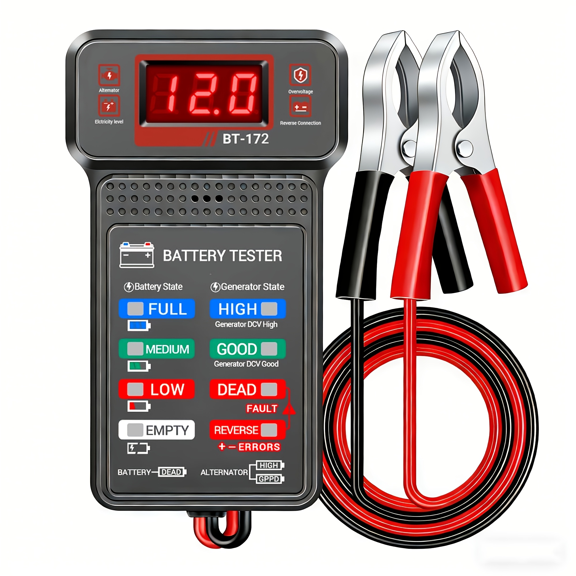 battery tester with  