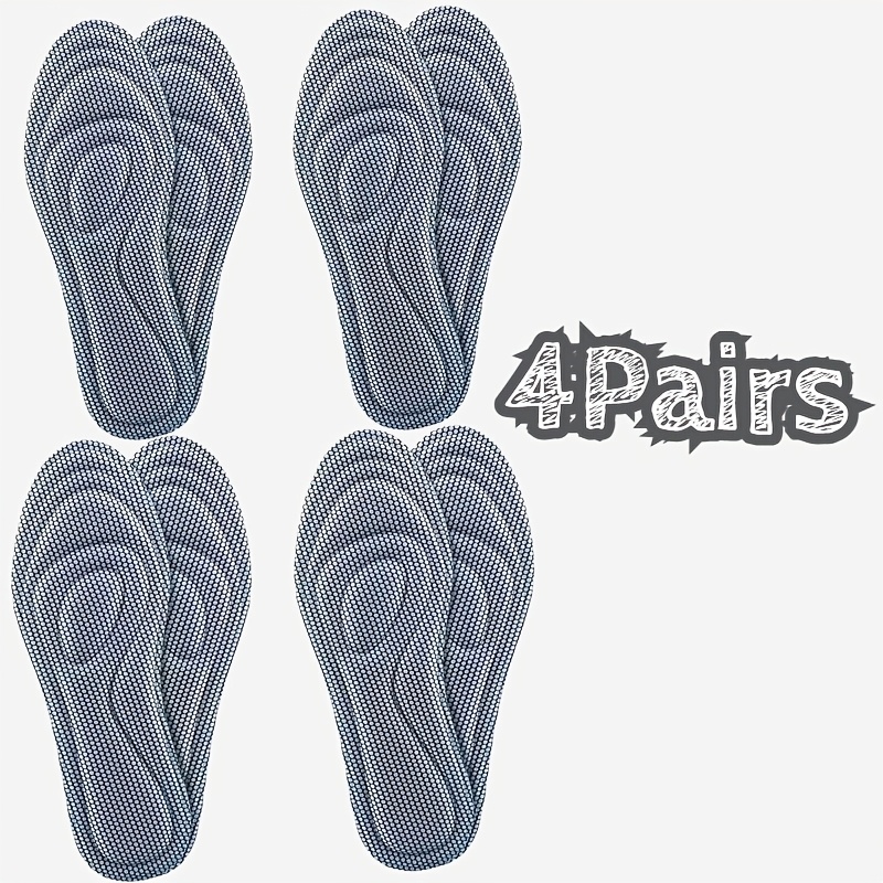 TEMU 4 Paar Hochelastische Fußgewölbeunterstützung, feuchtigkeitstransportierendes, schnelltrocknendes Mesh-Material. Geeignet für Männer und Frauen.