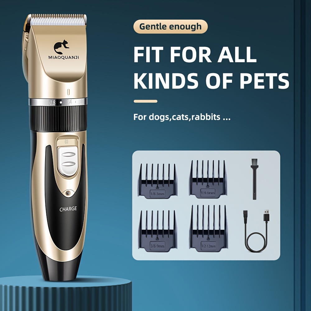 

Rechargeable Electric Wireless Pet Barber Dog Razor Low Noise Professional Heavy Duty Dog Beauty Set Suitable For Small And Large Dog And Cat Pets