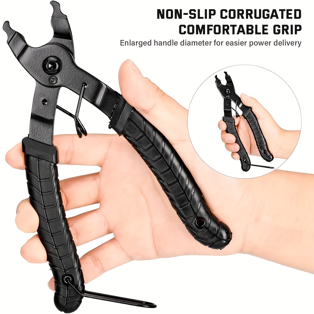 2-in-1 Bicycle Chain Pliers, for Quickly Opening And Closing Missing Chain Links, Suitable for 7 to 12-Speed Bicycle Chains