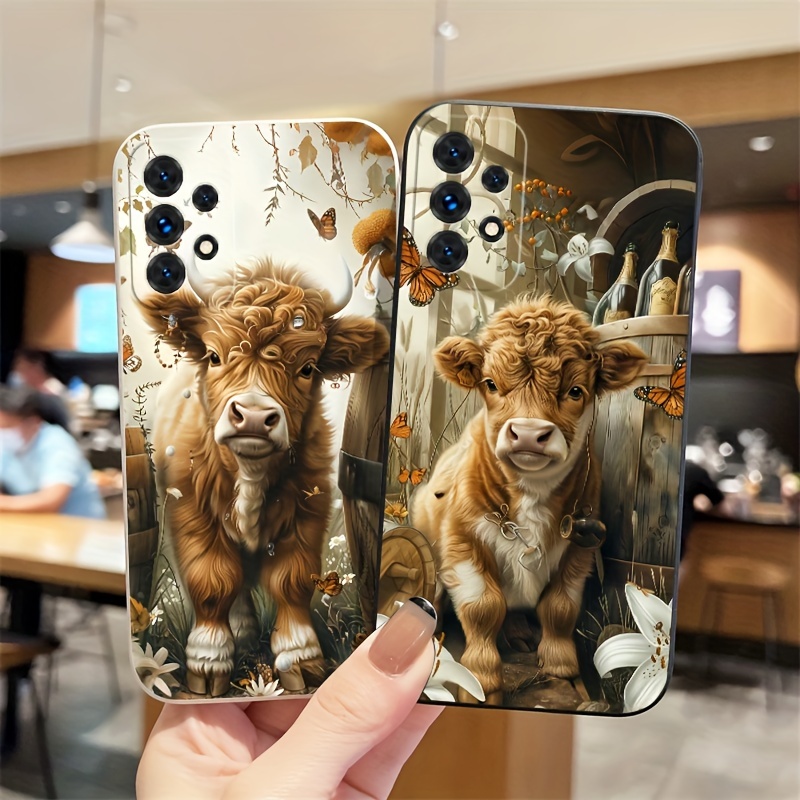 

Cute Cow Pattern Tpu Phone Case, Suitable For Samsung Galaxy A03/a03s/a04e/a04s/a12/a13/a14/a22/a23/a24/a25/a32/a33/a34/a35/a52/a52s/a53/a54/a55 5g