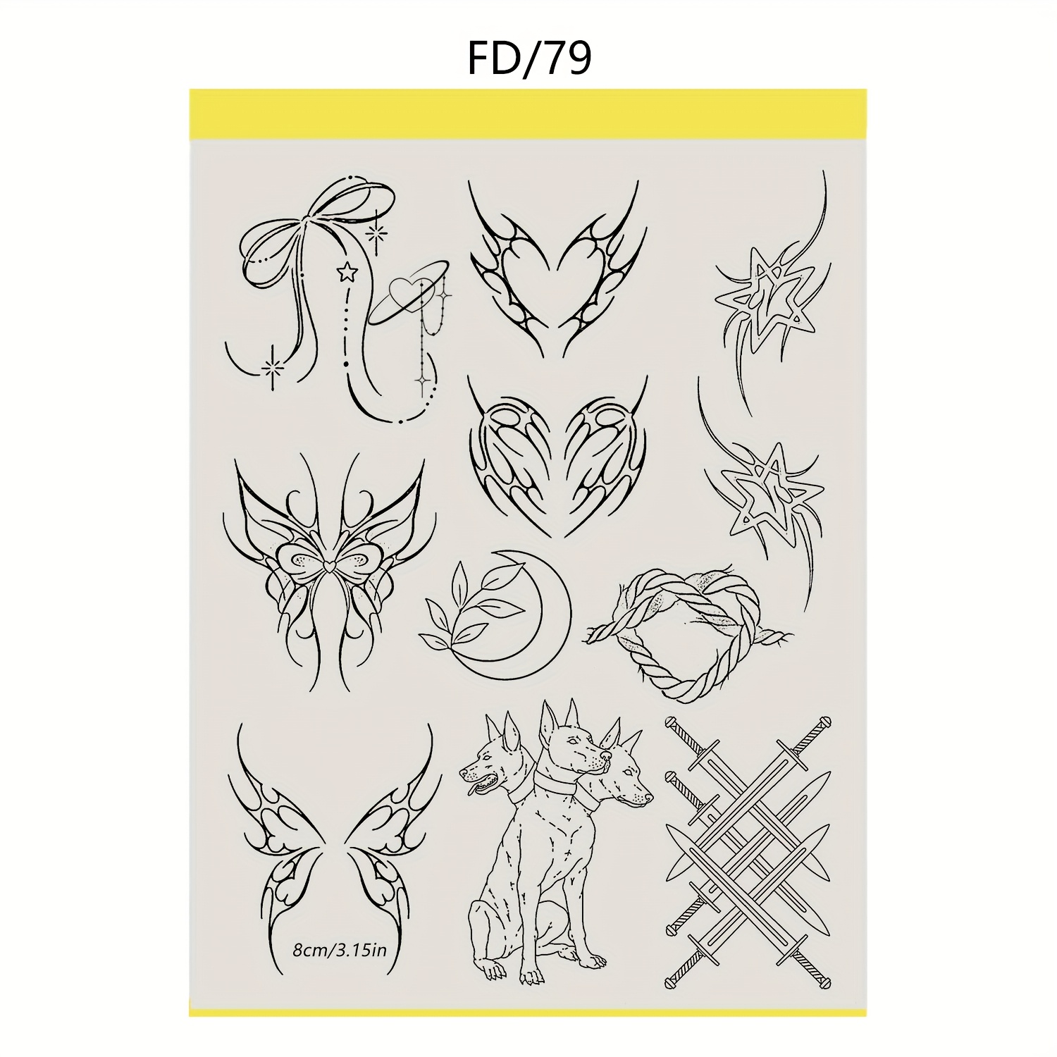 tattoo transfer paper with tattoo patterns no drawing required     transfer paste gel one sheet of patterned transfer paper featuring flowers butterflies flames hearts etc   suitable for tattoo beginners and artists tattoo production