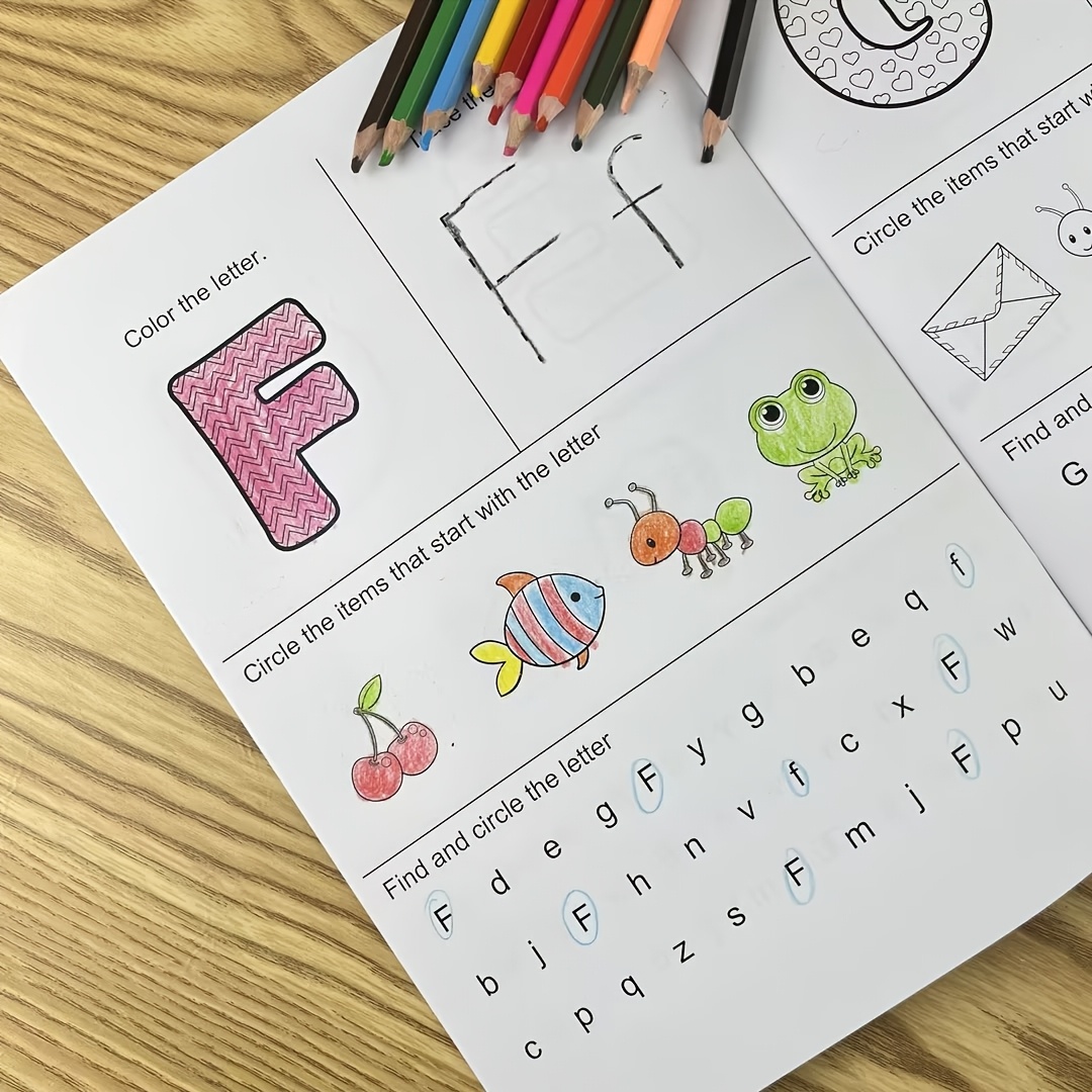 1pc Nurturing Intelligence: Engaging Children with Alphabet Books for Cognitive Development