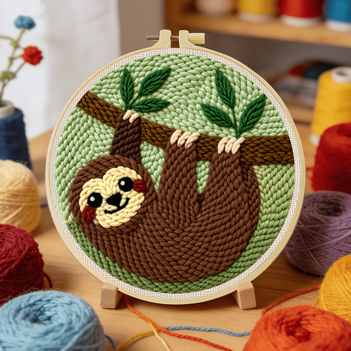 2D Adult Beginner Punching Needle Embroidery Set