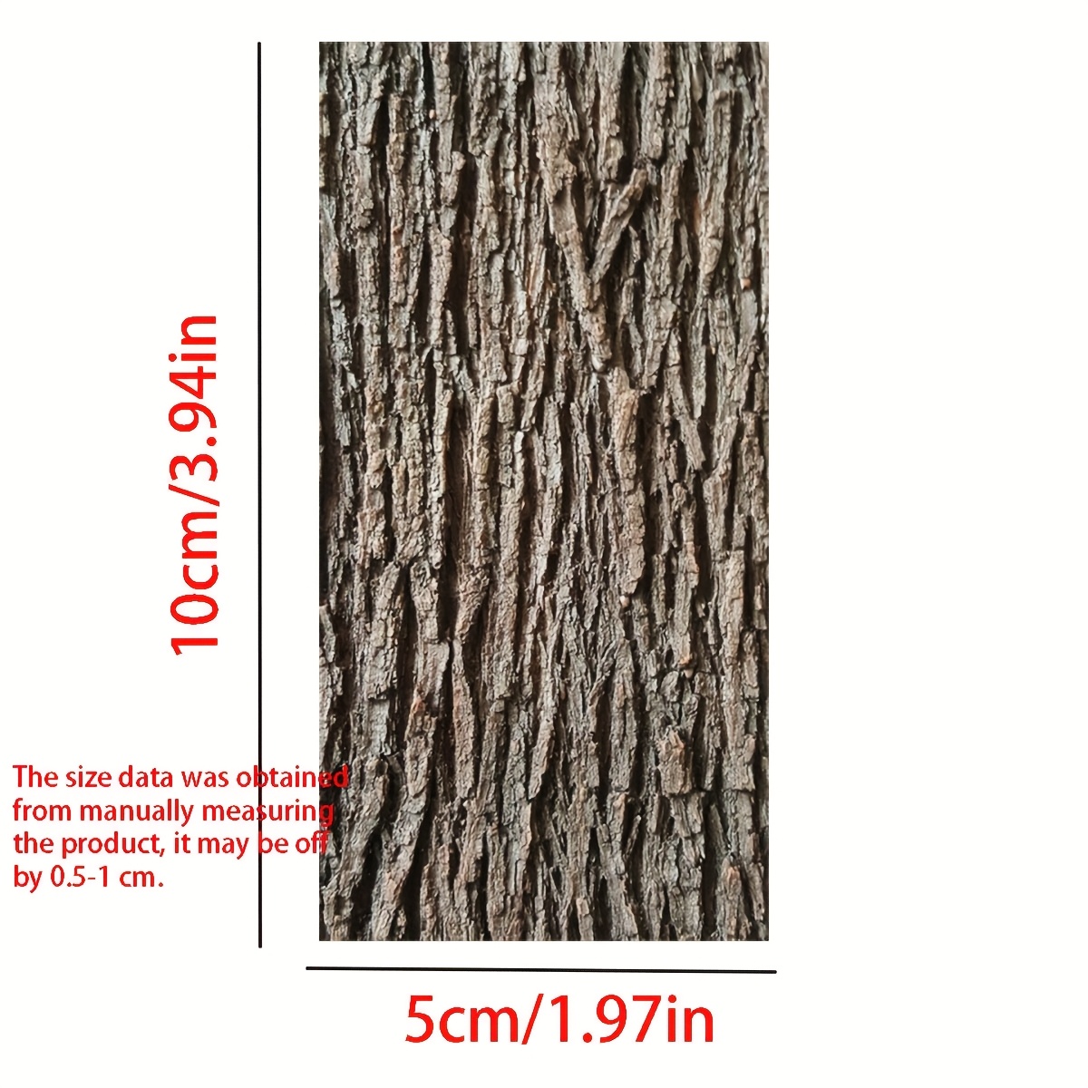 Realistic Bark Background for Animal Habitats