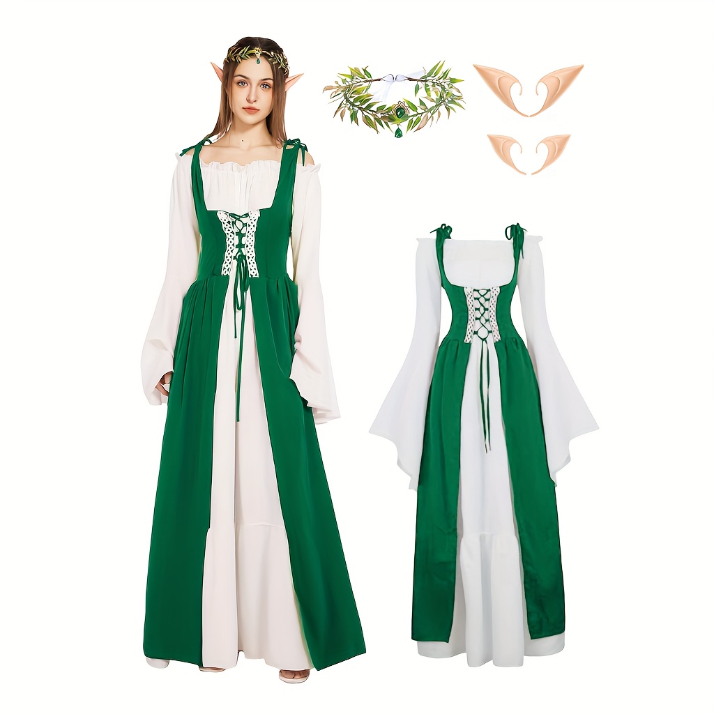 renaissance dress for women sold on Temu United States