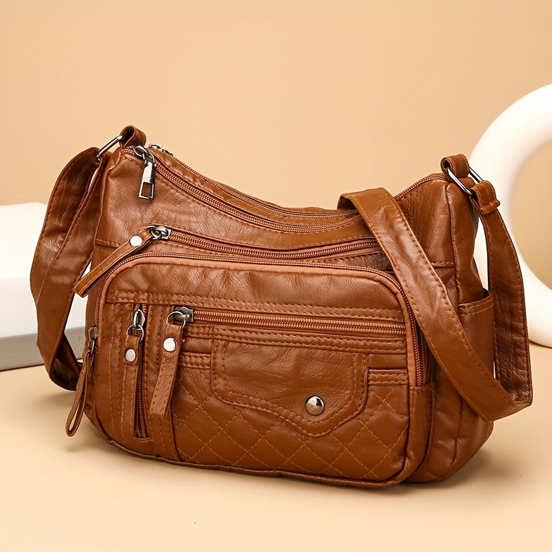 large capacity nylon shoulder bag adjustable strap anti - Temu