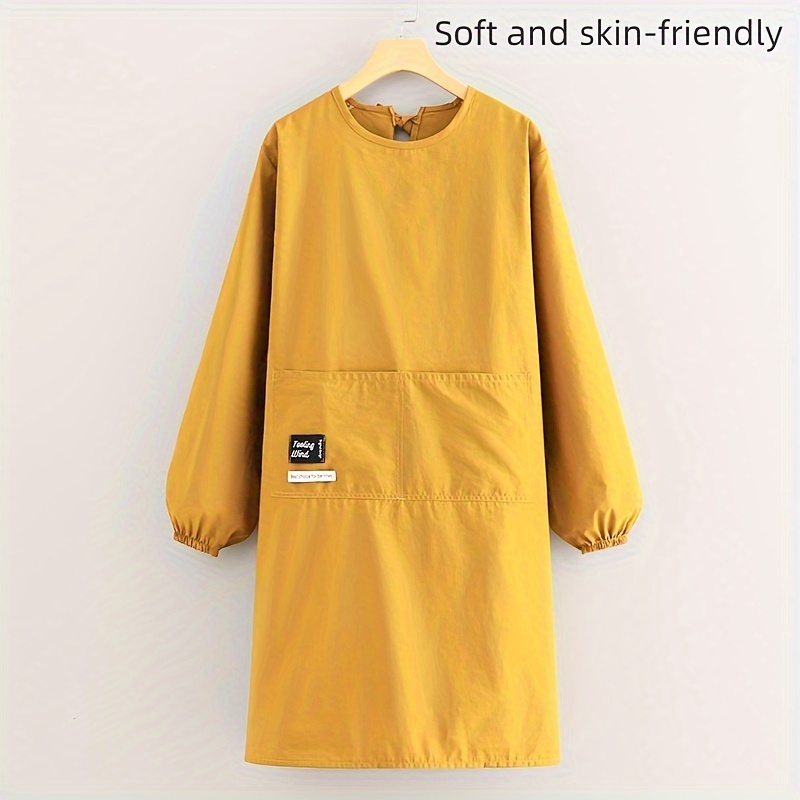 Single-piece Breathable Lightweight Apron, Skin-friendly And Comfortable, Suitable For Cooking, Painting, And Use As A Pet Shop Smock