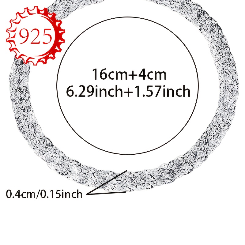 925 Silver Phoenix Tail Bracelet