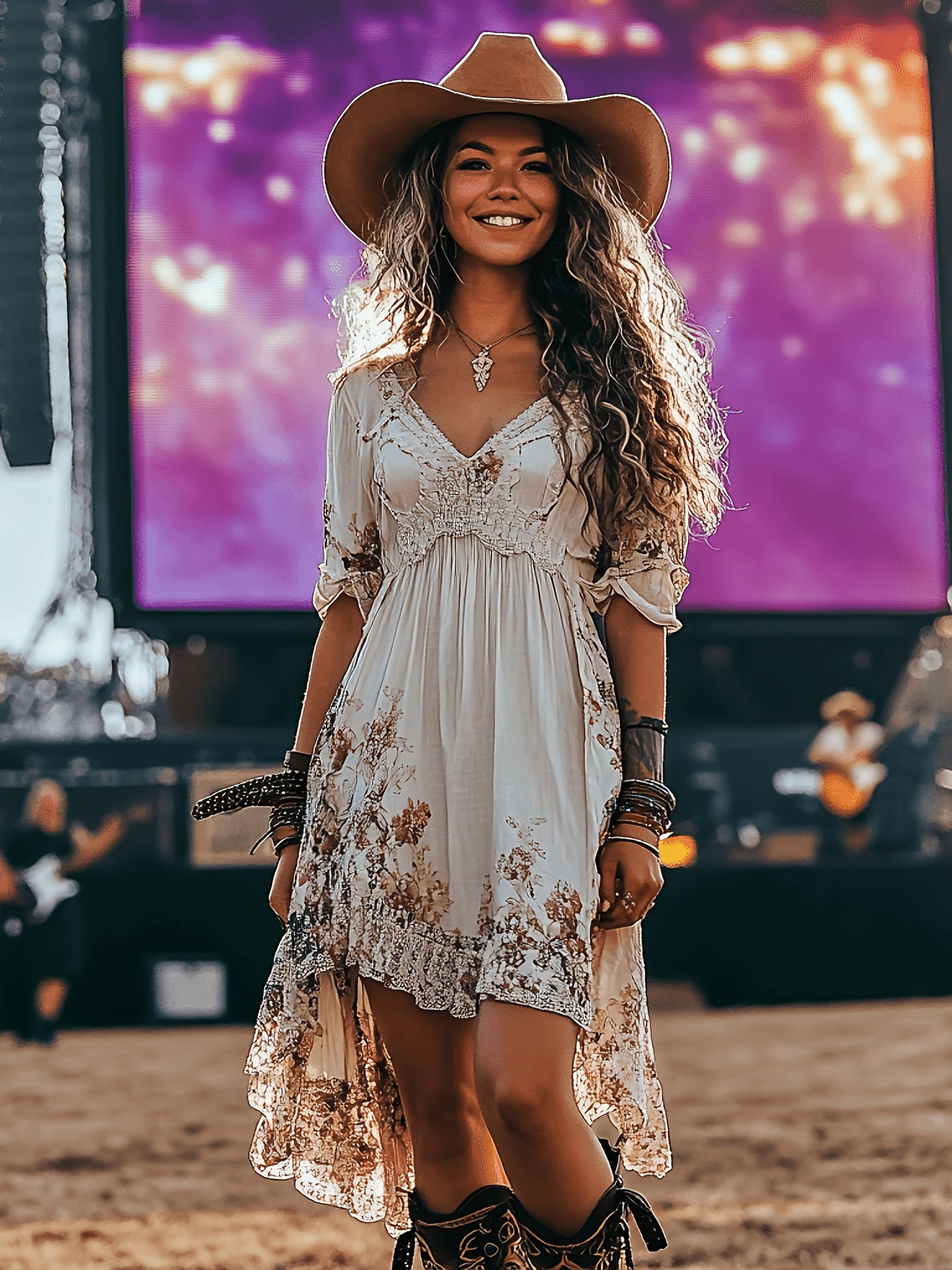 western dress women sold on Temu United States