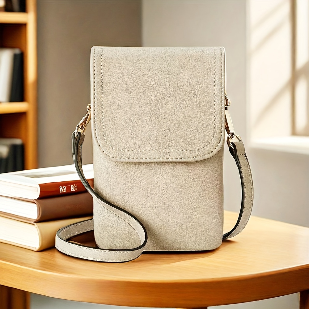 Image of New Women's Crossbody Bag, Phone Purse, Wallet, Adjustable Strap Small Square Shoulder Bag